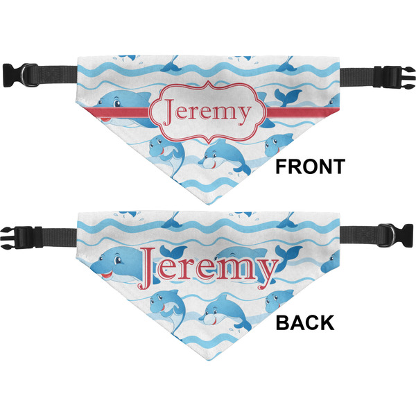 Dolphins Medium Dog Bandana Approval