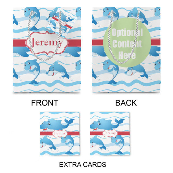 Dolphins Medium Gift Bag - Approval