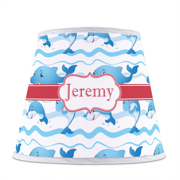 Dolphins Poly Film Empire Lampshade - Front View