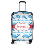 Dolphins Suitcase - 24" Medium - Checked (Personalized)