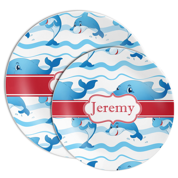 Dolphins Melamine Plates - PARENT/MAIN