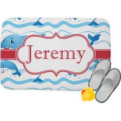 Dolphins Memory Foam Bath Mat (Personalized)