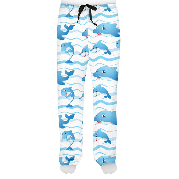 Dolphins Men's Pjs Front - on model