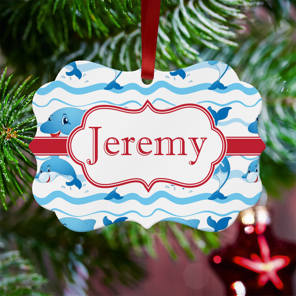 Dolphins Metal Benilux Ornament - Lifestyle