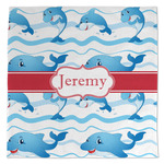 Dolphins Microfiber Dish Towel (Personalized)