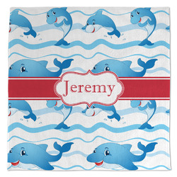 Dolphins Microfiber Dish Towel (Personalized)