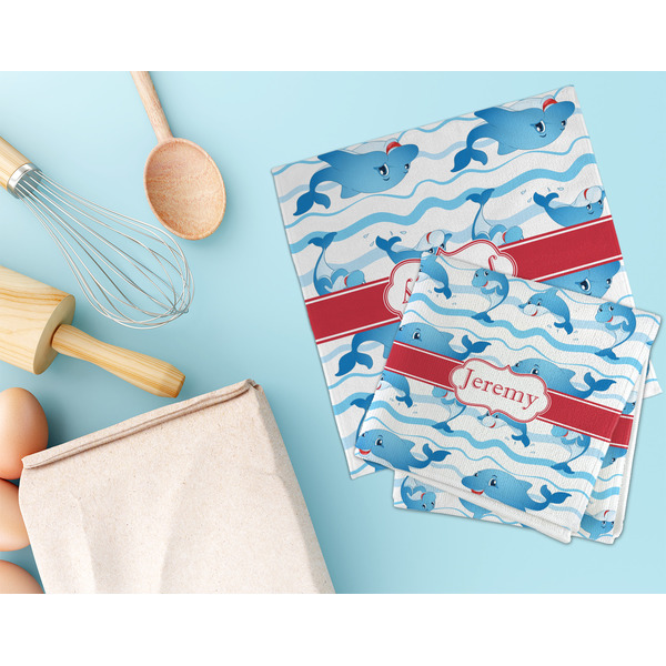 Dolphins Microfiber Dish Rag - LIFESTYLE