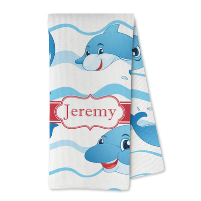 Dolphins Kitchen Towel - Microfiber (Personalized)