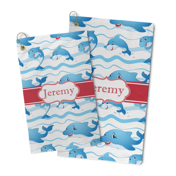 Dolphins Microfiber Golf Towel - PARENT/MAIN