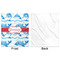 Dolphins Minky Blanket - 50"x60" - Single Sided - Front & Back