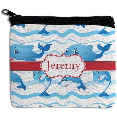 Dolphins Rectangular Coin Purse (Personalized)