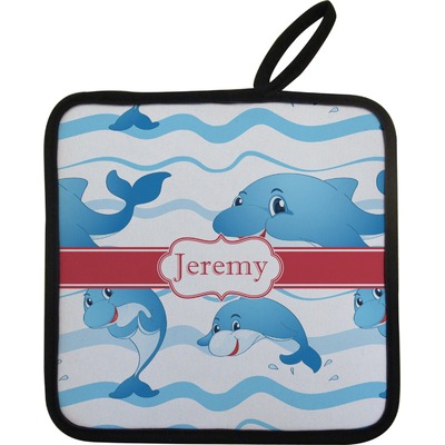 Dolphins Pot Holder w/ Name or Text