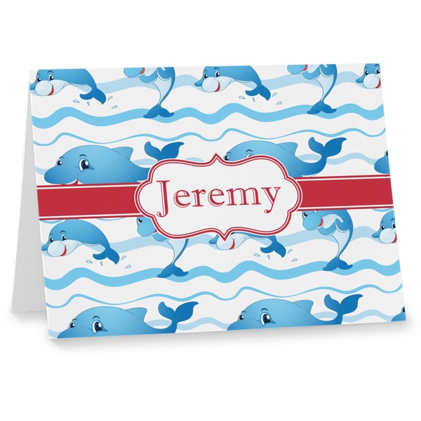 Custom Dolphins Note cards (Personalized)