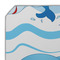 Dolphins Octagon Placemat - Single front (DETAIL)