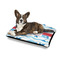 Dolphins Outdoor Dog Beds - Medium - IN CONTEXT