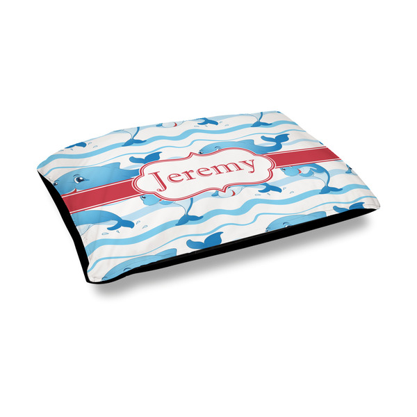 Custom Dolphins Outdoor Dog Bed - Medium (Personalized)