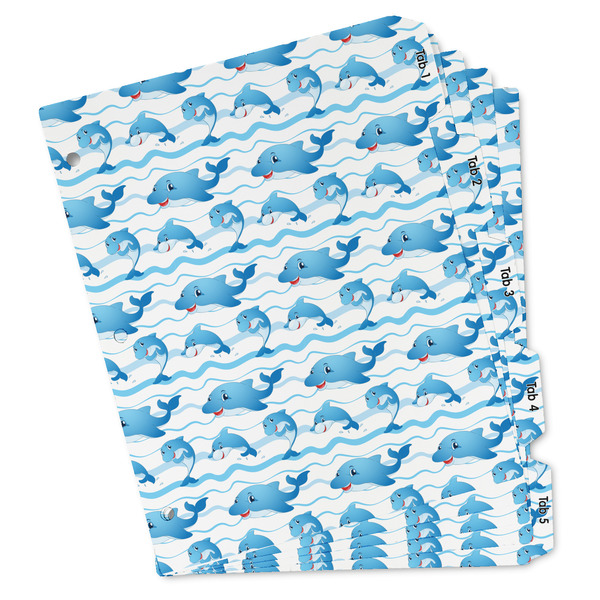 Custom Dolphins Binder Tab Divider Set (Personalized)