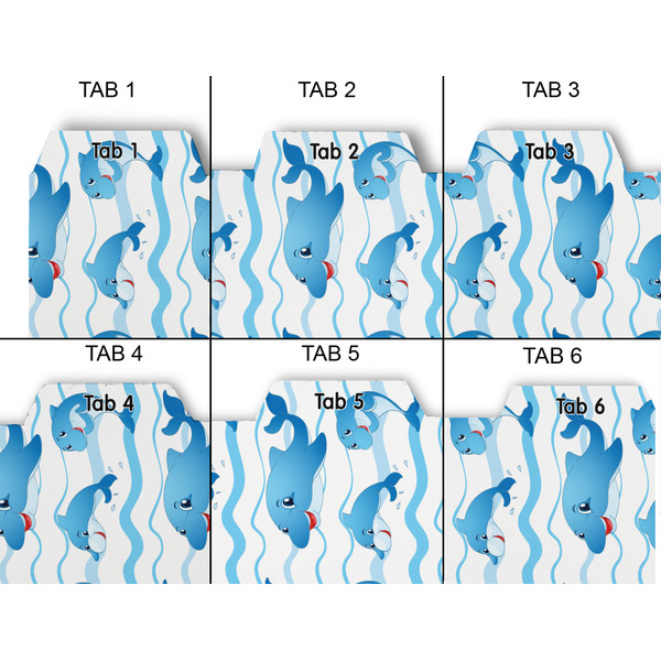 Dolphins Page Dividers - Set of 6 - Approval