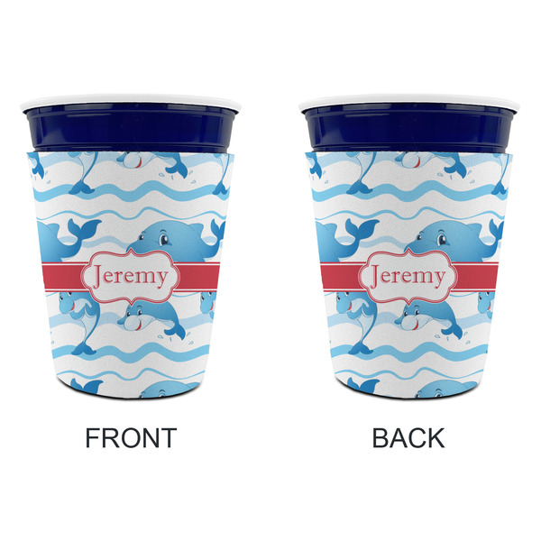 Dolphins Party Cup Sleeves - without bottom - Approval