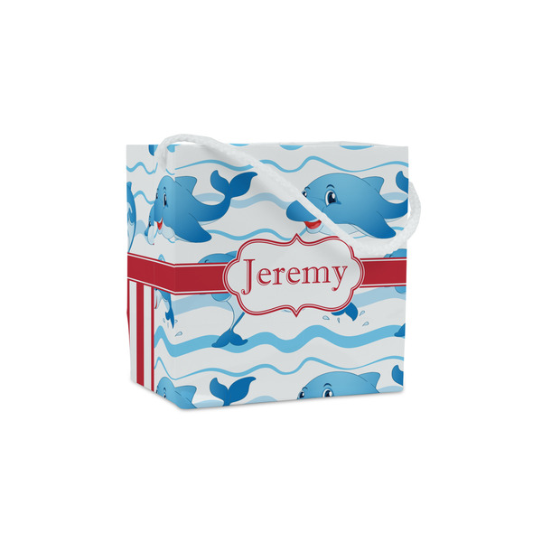 Custom Dolphins Party Favor Gift Bags - Gloss (Personalized)