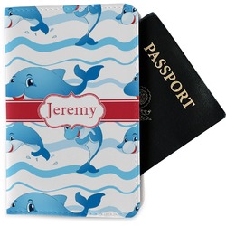 Dolphins Passport Holder - Fabric (Personalized)