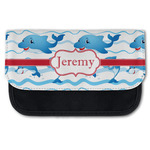 Dolphins Canvas Pencil Case w/ Name or Text