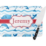 Dolphins Rectangular Glass Cutting Board (Personalized)