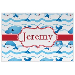 Dolphins Laminated Placemat w/ Name or Text