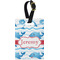 Dolphins Personalized Rectangular Luggage Tag