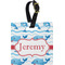 Dolphins Personalized Square Luggage Tag