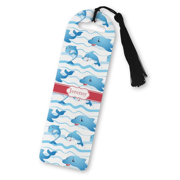 Custom Dolphins Plastic Bookmark (Personalized)