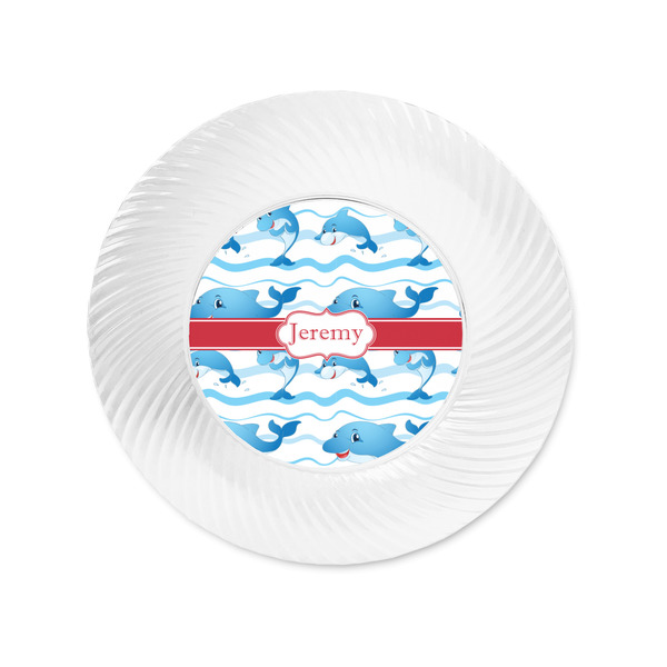 Dolphins Plastic Party Appetizer & Dessert Plates - Approval