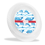 Dolphins Plastic Party Dinner Plates - 10" (Personalized)