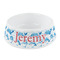 Dolphins Plastic Dog Bowl - Small (Personalized)