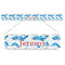 Dolphins Plastic Ruler - 12" (Personalized)