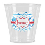 Dolphins Plastic Shot Glass (Personalized)