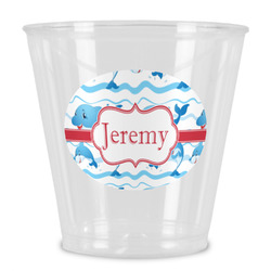 Dolphins Plastic Shot Glass (Personalized)