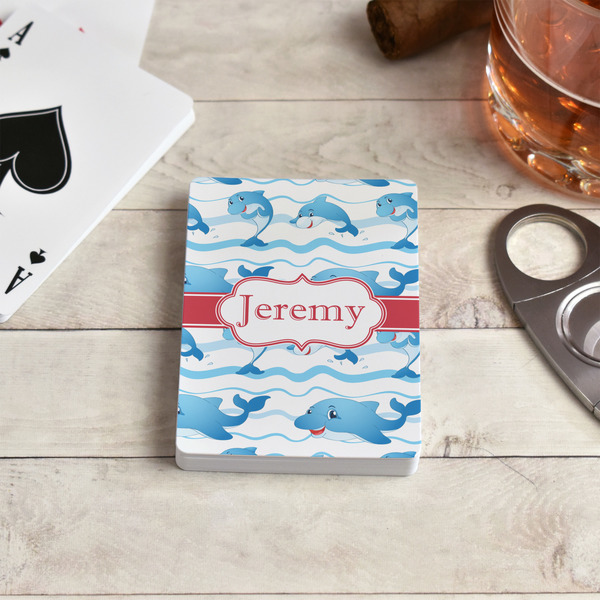Dolphins Playing Cards - In Context