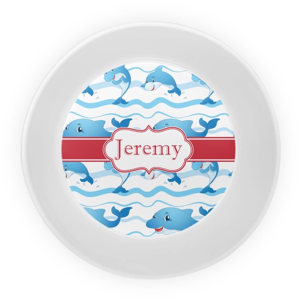 Dolphins Melamine Bowl - Center