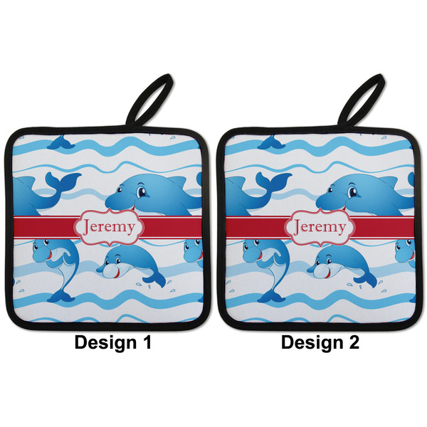 Dolphins Pot Holders - Set of 2 APPROVAL
