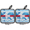 Dolphins Pot Holders - Set of 2 APPROVAL