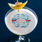 Dolphins Printed Drink Topper - Medium - In Context