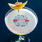 Dolphins Printed Drink Topper - Small - In Context