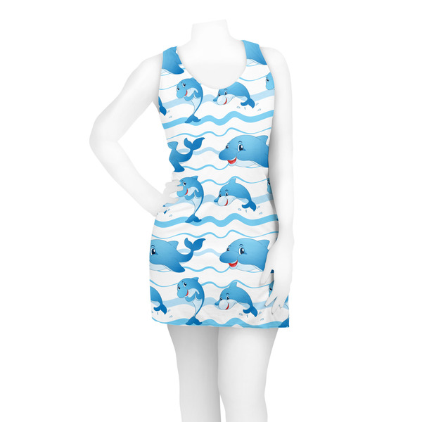 Dolphins Racerback Dress - On Model - Front