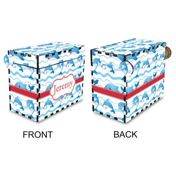 Dolphins Recipe Box - Full Color - Approval