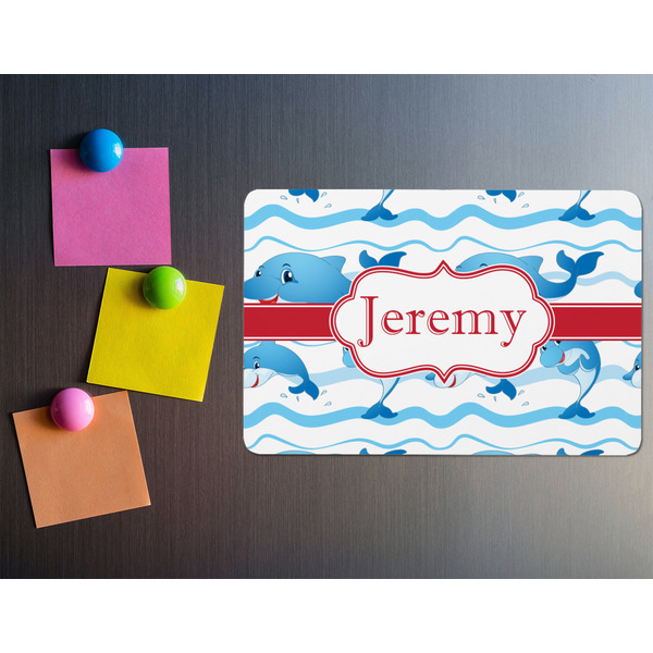 Dolphins Rectangular Fridge Magnet - LIFESTYLE