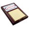Dolphins Red Mahogany Sticky Note Holder - Angle