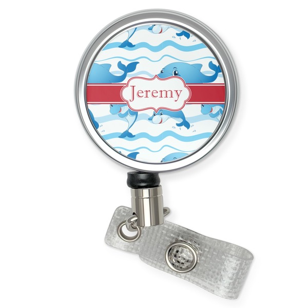 Custom Dolphins Retractable Badge Reel (Personalized)