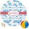 Dolphins Round Beach Towel (Personalized)