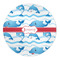 Dolphins 5' Round Indoor Area Rug (Personalized)
